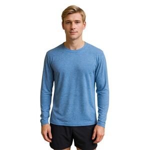 Lululemon Surge Blue Men's Long Sleeve Shirt Size Small Performance Tee Workout